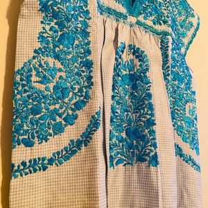 New Embroidered Mexican Dress
